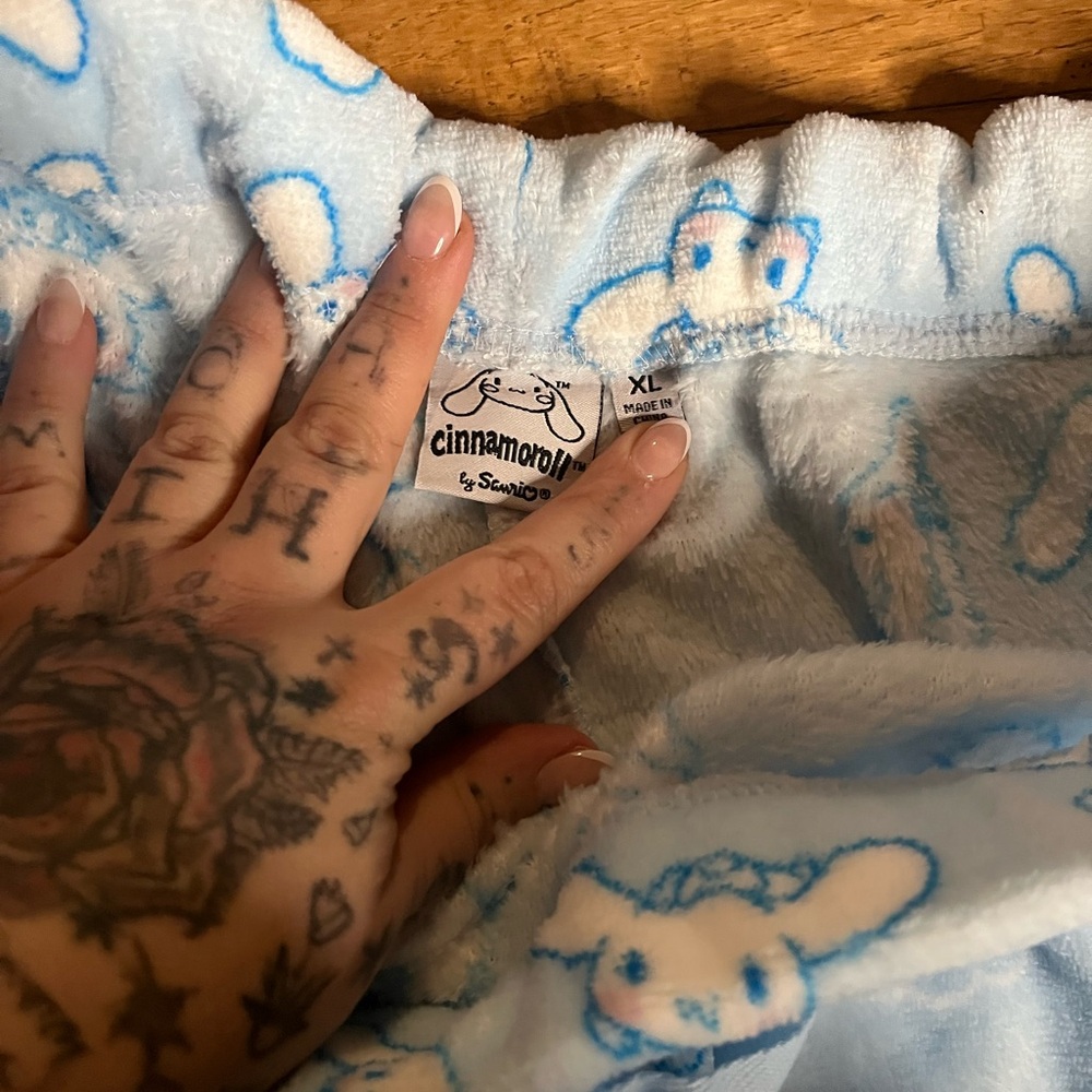 Sanrio Light Blue Bear Print Pajama Shorts - Picture 3 of 9